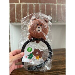 LINE Friends Brown Bear Plush Headband